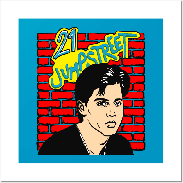 21 Jump Street 80s Tv Series Wall Art by darklordpug